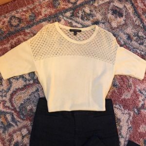 Light yellow banana republic  top